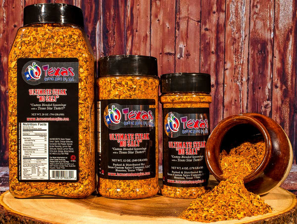 No Salt Ultimate Steak Seasoning – Texas Custom Spice Company, LLC